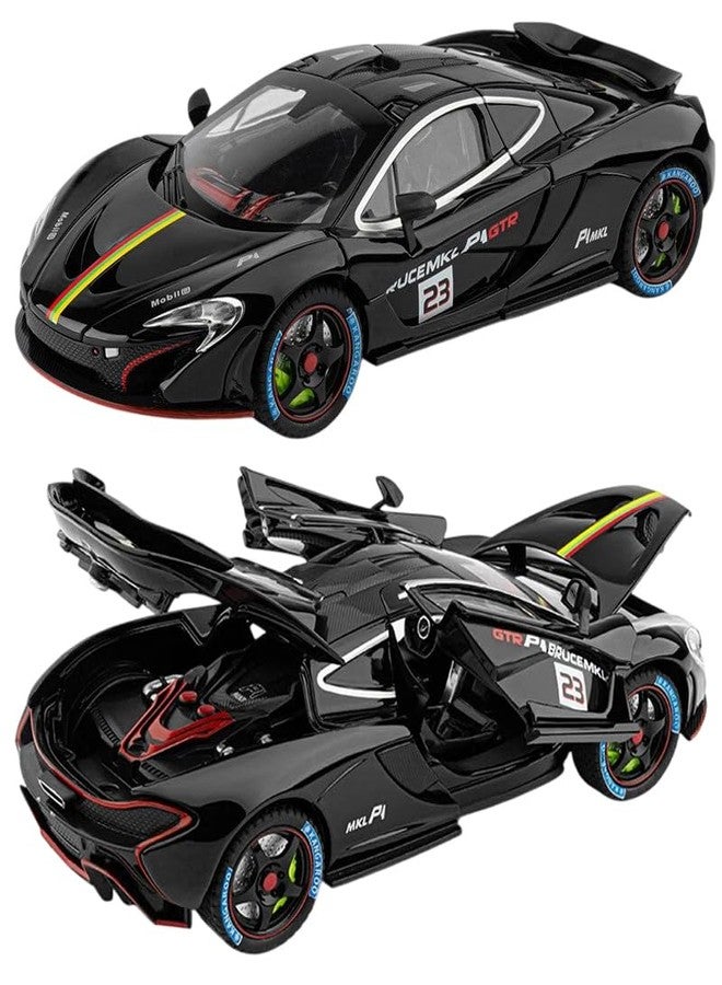 Magicwand 1:24 Scale Die-Cast Mcllaren P1 GTR【Large】【Box Packing】 with 4 Openable Doors,Pull Back Action,Lights,Music【Random Color】【Pack of 1】 - Image 1